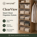 novyrad™ ClearView Smart Closet Organizer System